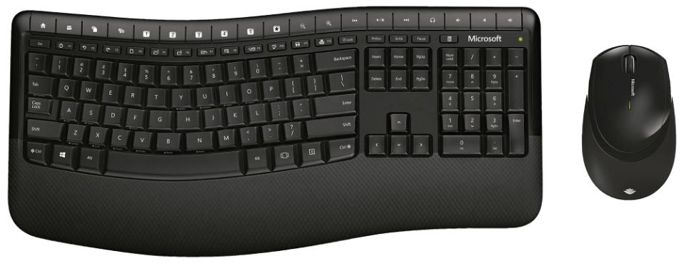 Wireless Comfort Desktop 5050 Keyboard & Mouse Set, Black