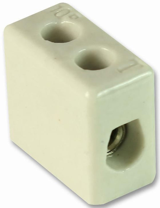 Ceramic Terminal Block, 1 Way, High Temperature