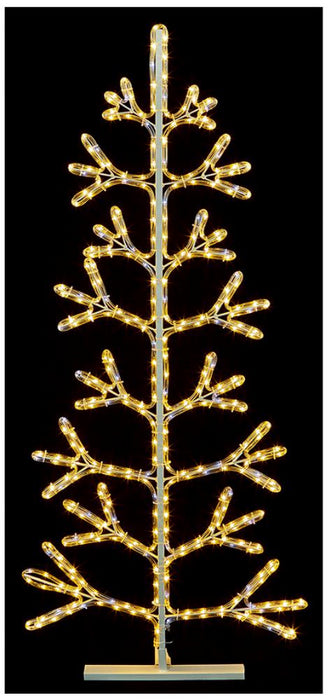 Raraion - Twinkling Rope Light Christmas Tree , 1.5m Warm White