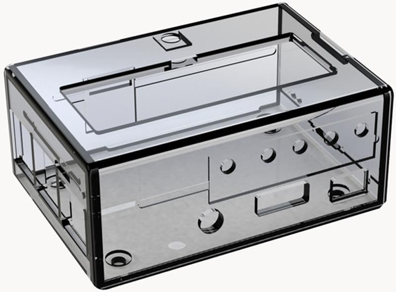 Raspberry Pi and PiFace Control & Display 2 Case - Crystal Clear