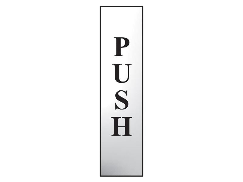 Sign: Push (Vertical)