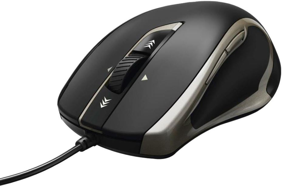 Torino Optical 6-Button Mouse, Black