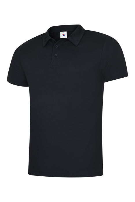 Unisex Mens Ultra Cool Poloshirt - 100% Polyester Textured Breathable Fabric with Wic