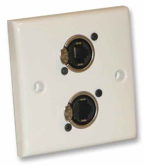 AV Wallplate with NE8FDV Female Connectors