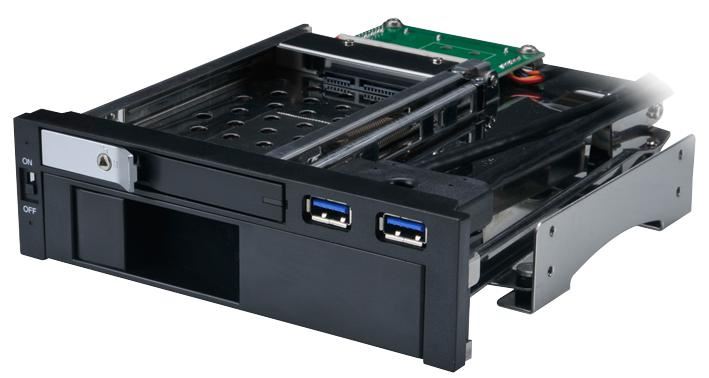 5.25" HDD Combo Rack for 2.5/3.5" SATA HDDs