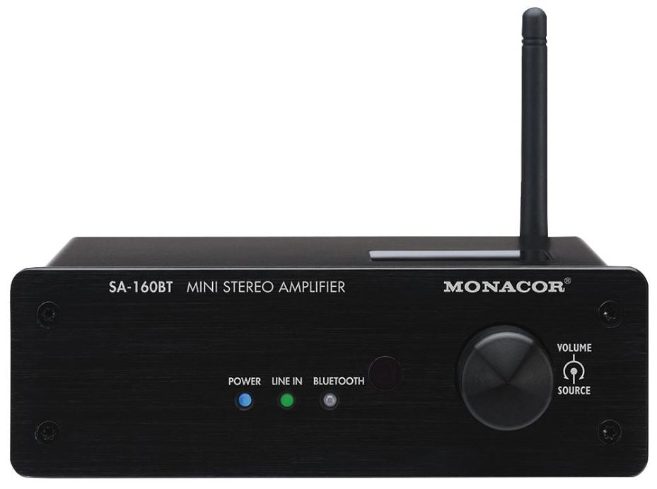Mini Stereo Amplifier With Bluetooth - 2x 30W RMS