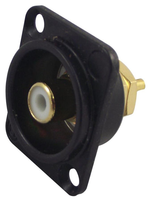 Phono D Socket, Black, White
