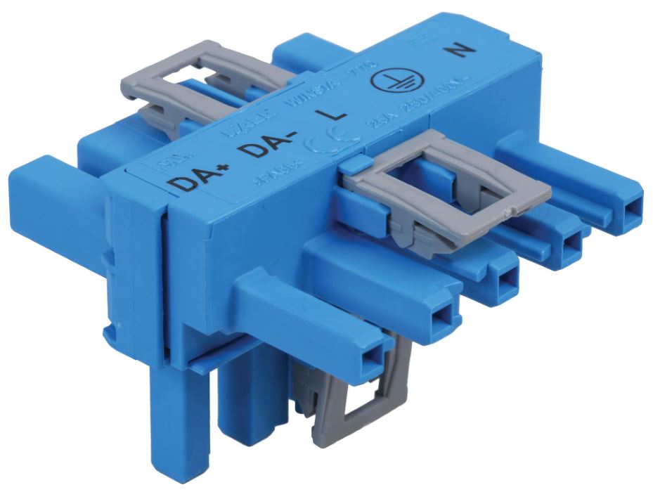 T-Connector, WINSTA MIDI, 5 Way, Blue