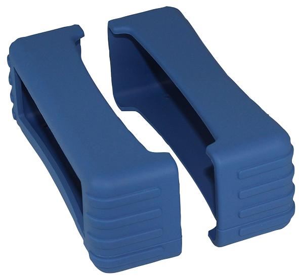 Blue Rubber Boots for 82 Series Enclosure - 131x51x38mm (Pack of 2)