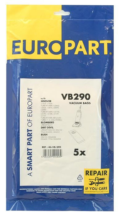 Compatible Hoover H18 TurboPower 2/3 Vacuum Cleaner Dust Bags 5 Pack