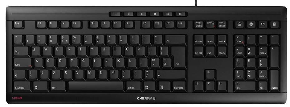 CHERRY STREAM Keyboard Corded Keyboard