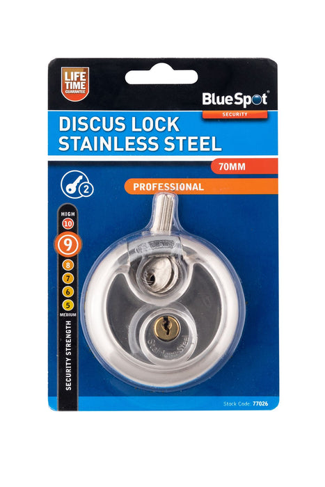 Discus Lock Stainless Steel