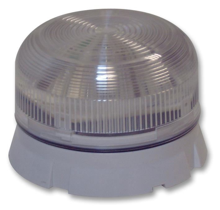 Low Profile 12/24V dc 2W Xenon Beacon - Clear