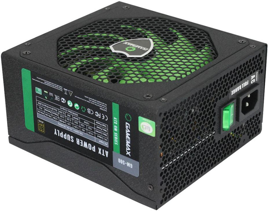 GM-500 500W Semi-Modular ATX PSU, 80+ Bronze