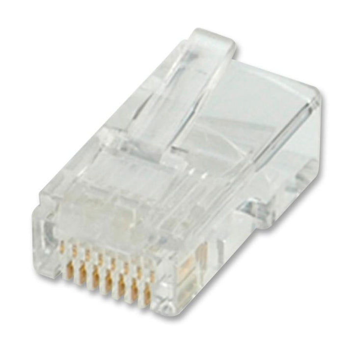 Modular RJ45 Plug, Cat5e, UTP, 8P8C, Unshielded - 10 Pack