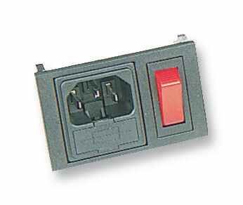 IEC Inlet, Red Illuminated