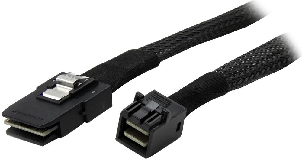 Internal SFF-8087 Mini-SAS Male to SFF-8643 Mini-SAS Male Cable, 1m