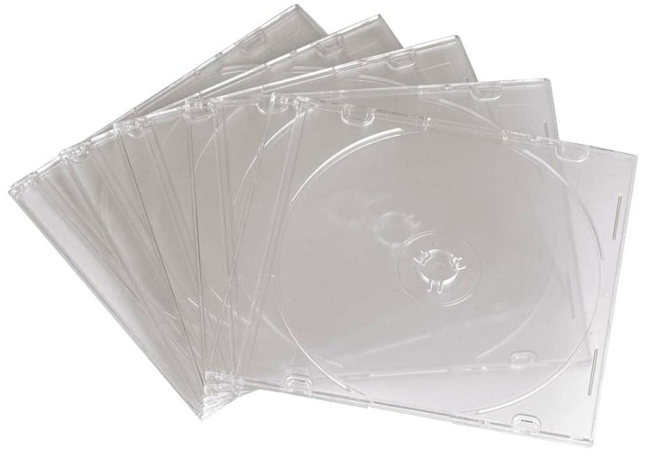 Slim CD Jewel Cases 25 Pack