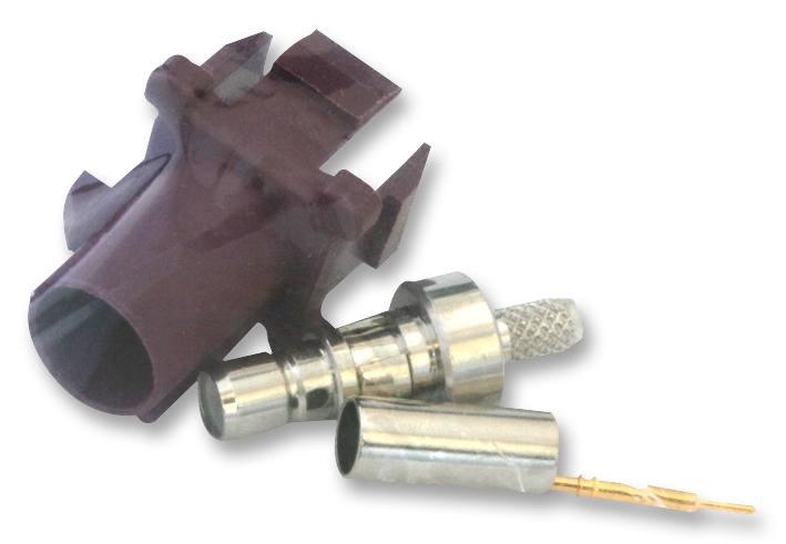 RF Coaxial, SMB, Straight Plug, 50 Ohm