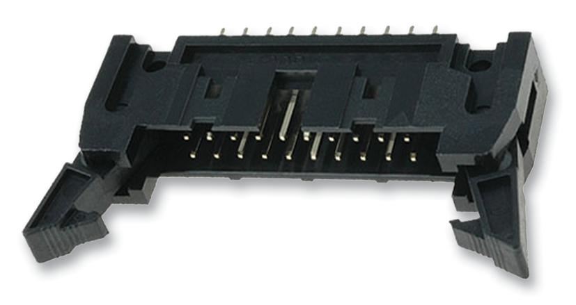 Header, Short Latch, Straight, 2.54mm, 34 Way