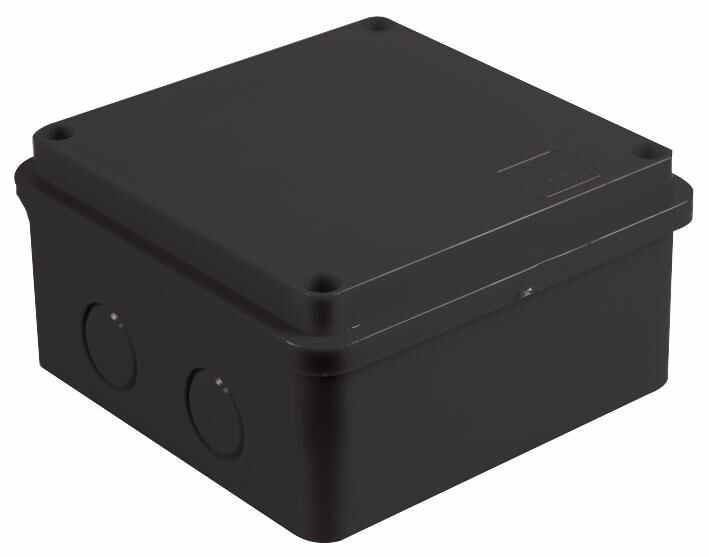 IP56 Black ABS Enclosure - 100x100x40mm