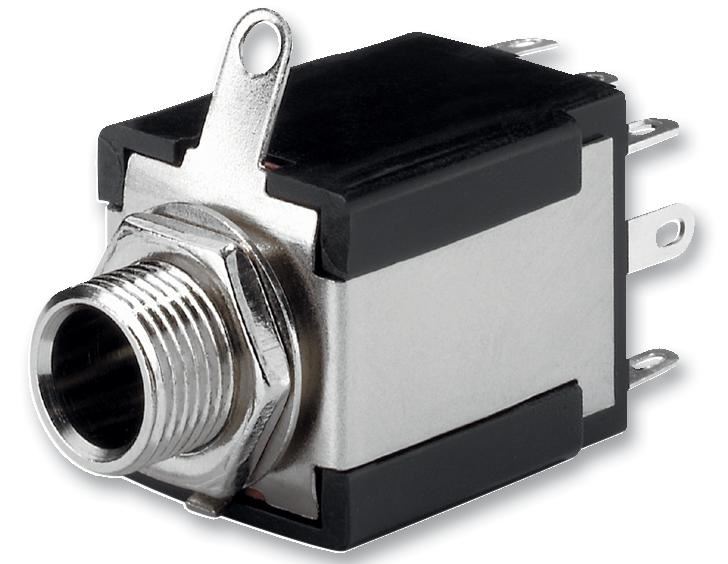 6.35mm Jack Socket, Mono