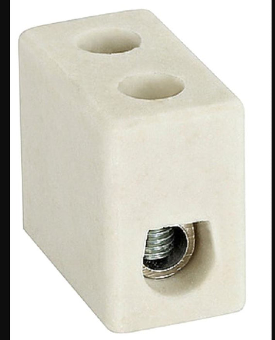 Steatite High Temperature Terminal Block, 1-Pole, 12 - 22AWG, 450V AC, 32A