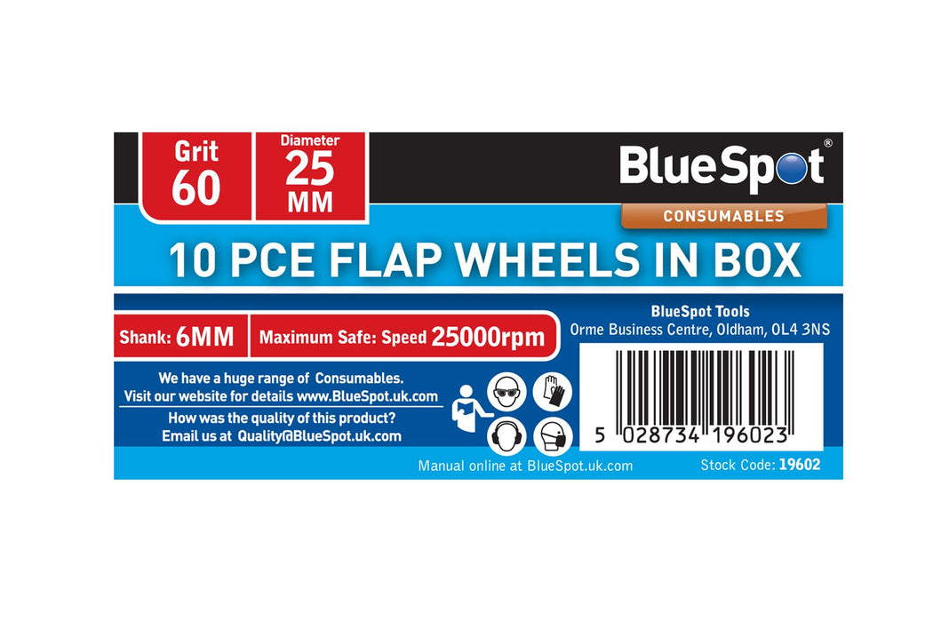 25mm Flap Wheels In Box - 10 Piece