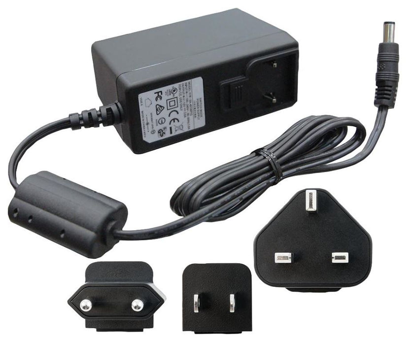 12V, 3A, 'Plug and Go' International Plug In Power Supply (Level VI), 2.1mm Plug