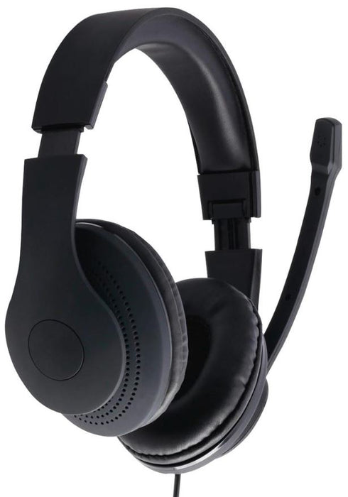 HS-USB300 Stereo PC Headset, Black