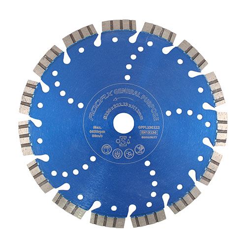 Premium Diamond Circular Blade - Turbo Segmented. Various Sizes - Each