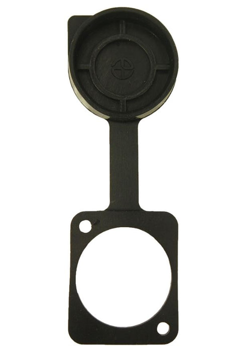 XLR Feedthrough Dust Cap Cover, Black