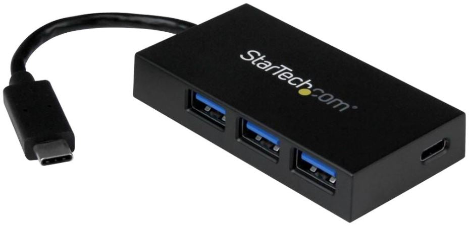 4-Port USB 3.0 Hub - USB-C to 1x USB-C 3x USB-A - Bus Powered