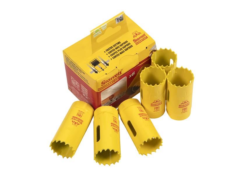 FCH0100-6 Fast Cut Bi-Metal Holesaw 25mm Bulk Pack of 6