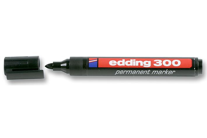 Bullet Tip Permanent Marker Pen - Black