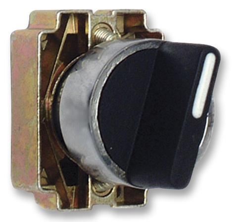 22mm Selector Switch, 2 Position Stay Put, 10A,