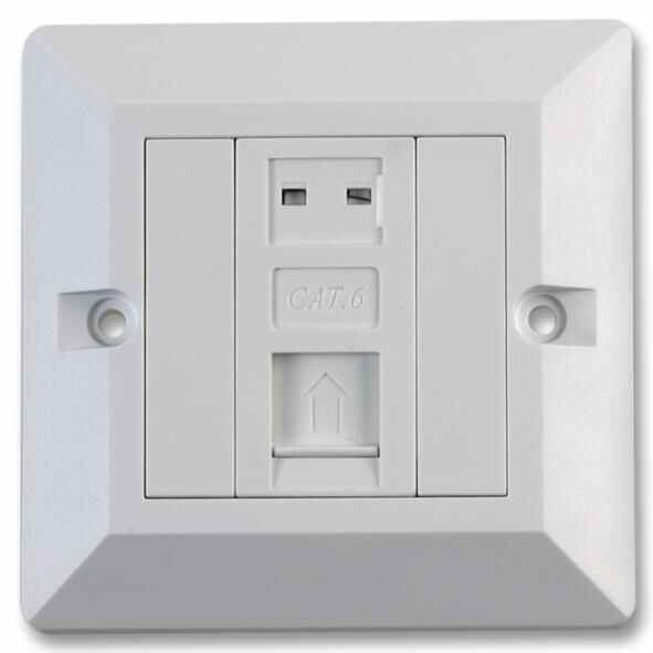 Cat6 RJ45 Socket Faceplate