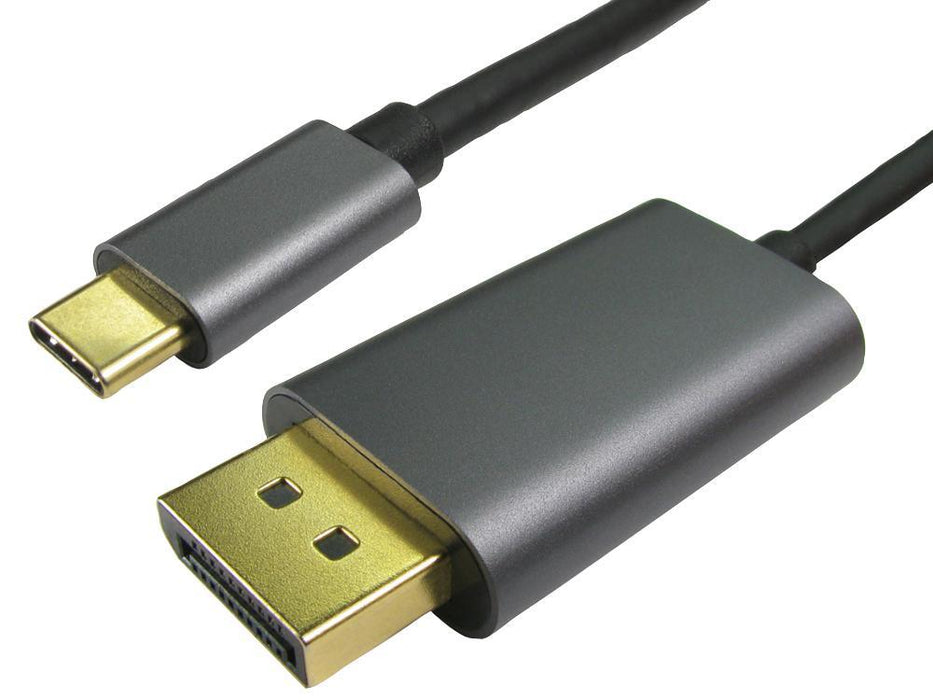 USB-C Male to DisplayPort Male Adaptor Lead