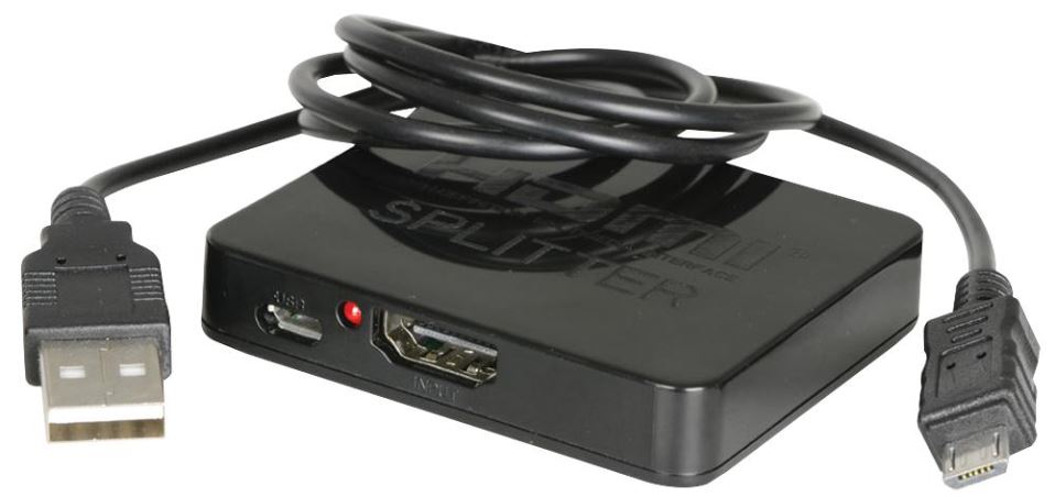 2 Way Mini HDMI Splitter, 4K 1080p