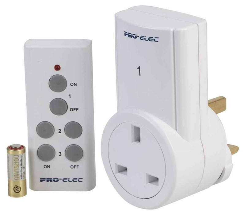 PRO ELEC - Remote Control Socket & Remote