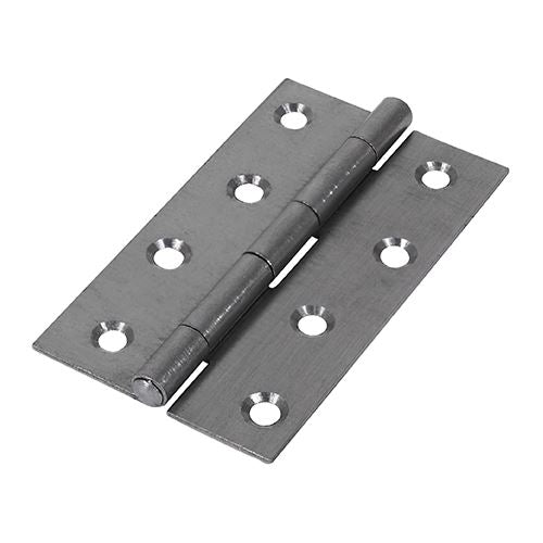 Narrow Uncranked Butt Hinge (5050) - Steel - 2 Pieces. Various Sizes