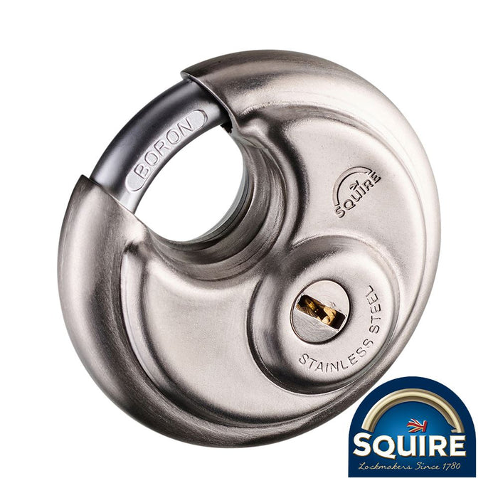 Stainless Steel Disc Padlock - Keyed Alike - DCL1KA (Size 70mm - 1 Each)