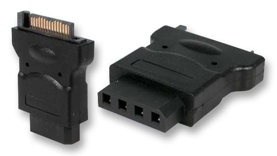 LP4 4 Pin Female to SATA Power Male Adaptor