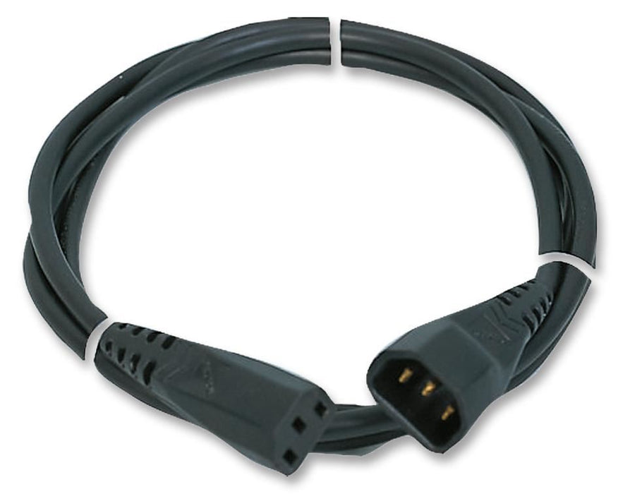 IEC C14 Plug to IEC C13 Socket Extension Lead