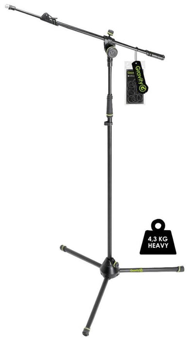 Microphone Stand with Telescopic Boom