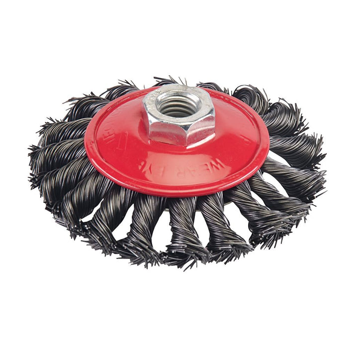 Steel Twist-Knot Brush - 100mm