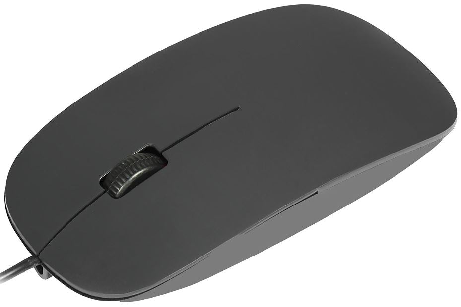 Scroller USB Optical Mouse, Black