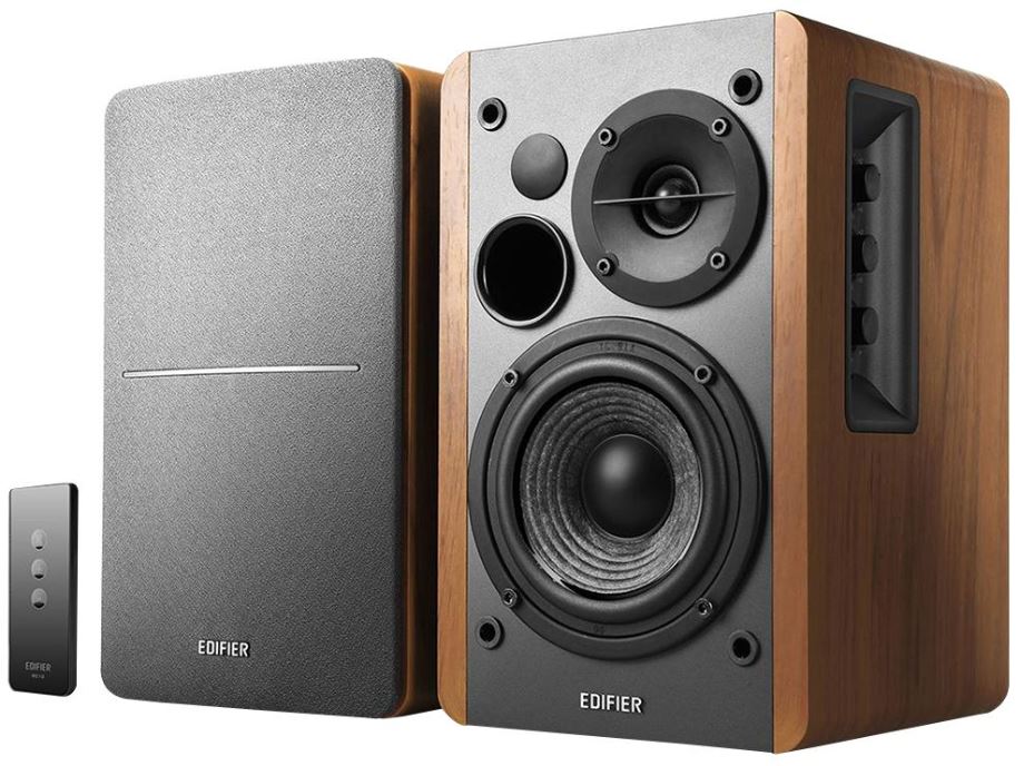 R1280T 2.0 Bookshelf Multimedia Speaker System, Maple