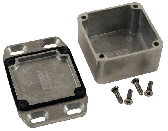 IP65 Die Cast Aluminium Instrument Enclosure with Flanged Lid