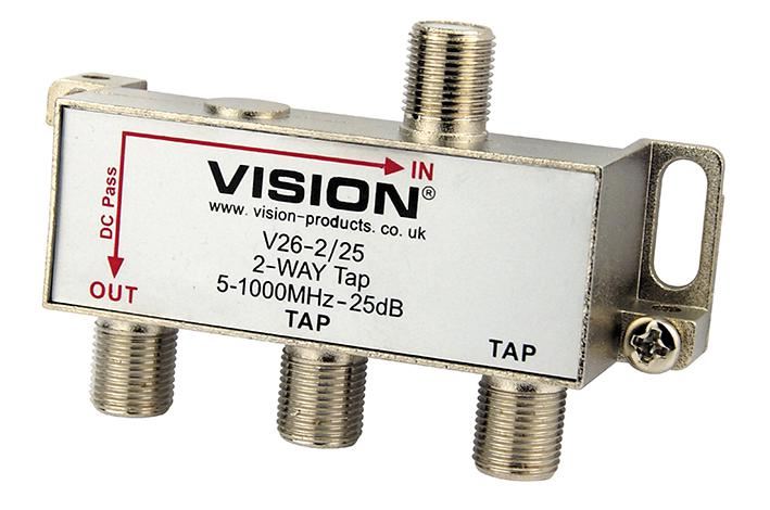 2-Way 25dB MATV Tap V26-2/25